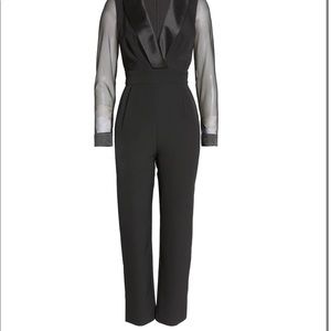 Eliza J Shawl Collar Tuxedo Jumpsuit
